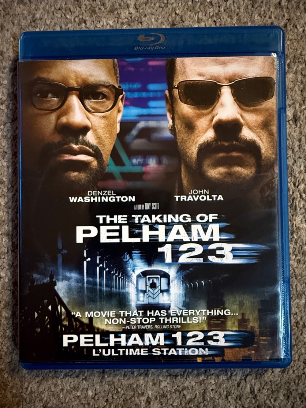 The Taking of Pelham 123 Blu-ray - Denzel Washington & John Travolta